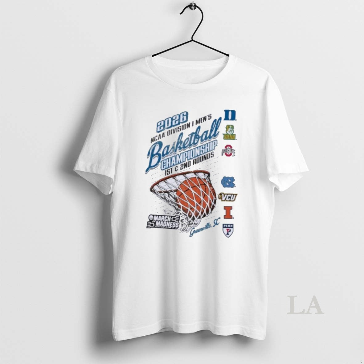 Original 2026 Ncaa Di Mens Basketball Championship Regional 8 Teams Greenville South Carolina