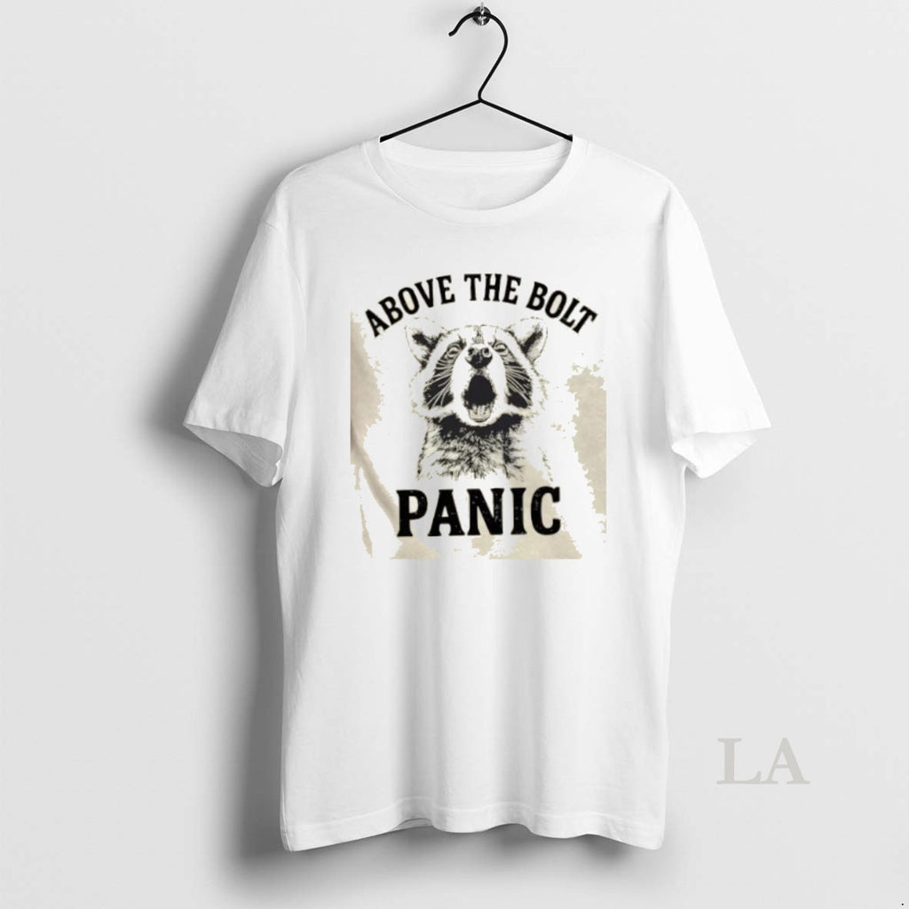 Original Above The Bolt Panic Raccoon