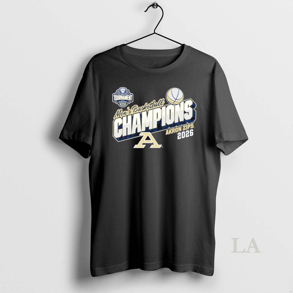 Original Akron Zips 2026 Mac Mens Basketball Tournament Champions Locker Room