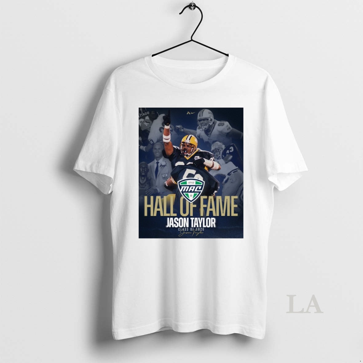 Original Akron Zips Jason Taylor Mac Hall Of Fame Class Of 2026 Signature