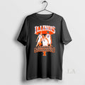 Original Andrej Stojakovic Illinois Fighting Illini Basketball Graphic Vintage