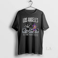 Original Anze Kopitar And Marcel Dionne Los Angeles All Time Points Leader Long Sleve