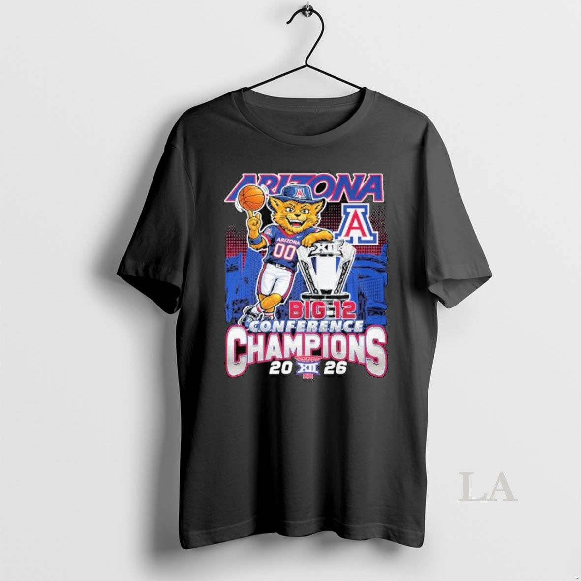 Original Arizona Wildcats 2026 Big 12 Conference Champions Mascot Long Sleve
