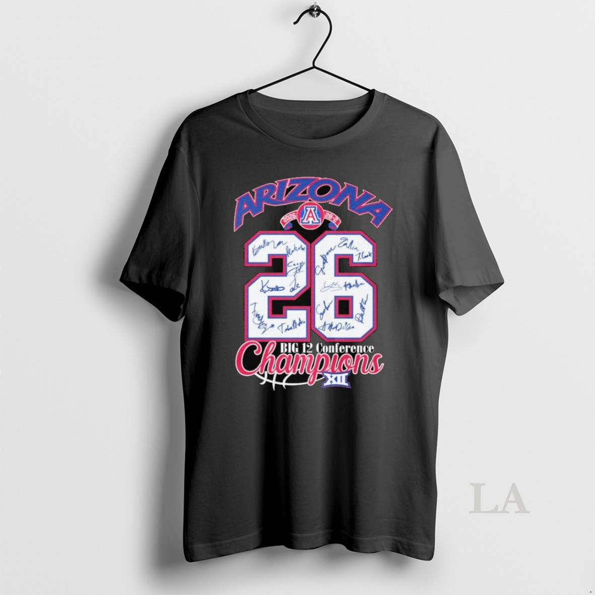 Original Arizona Wildcats 2026 Big 12 Conference Champions Signatures Long Sleve