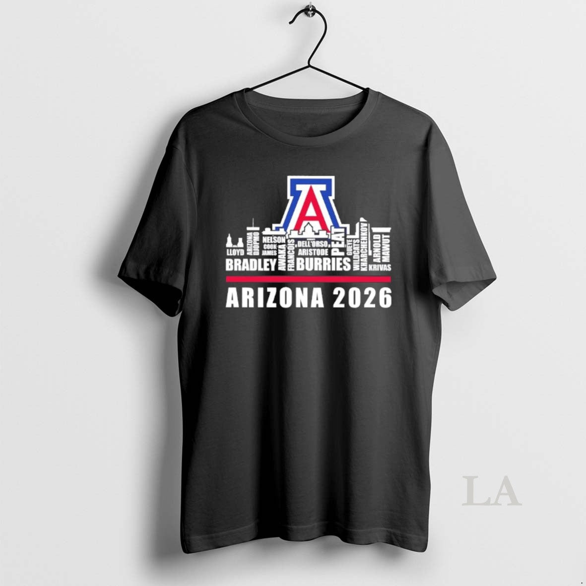 Original Arizona Wildcats 2026 Players Names City Skyline