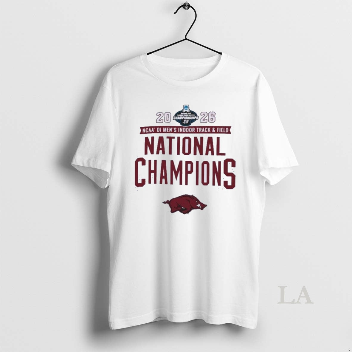 Original Arkansas Razorbacks 2026 Ncaa Mens Indoor Track Field National Champions