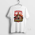 Original Arsenal Premier League Champions 2025 26 Retro Football Graphic