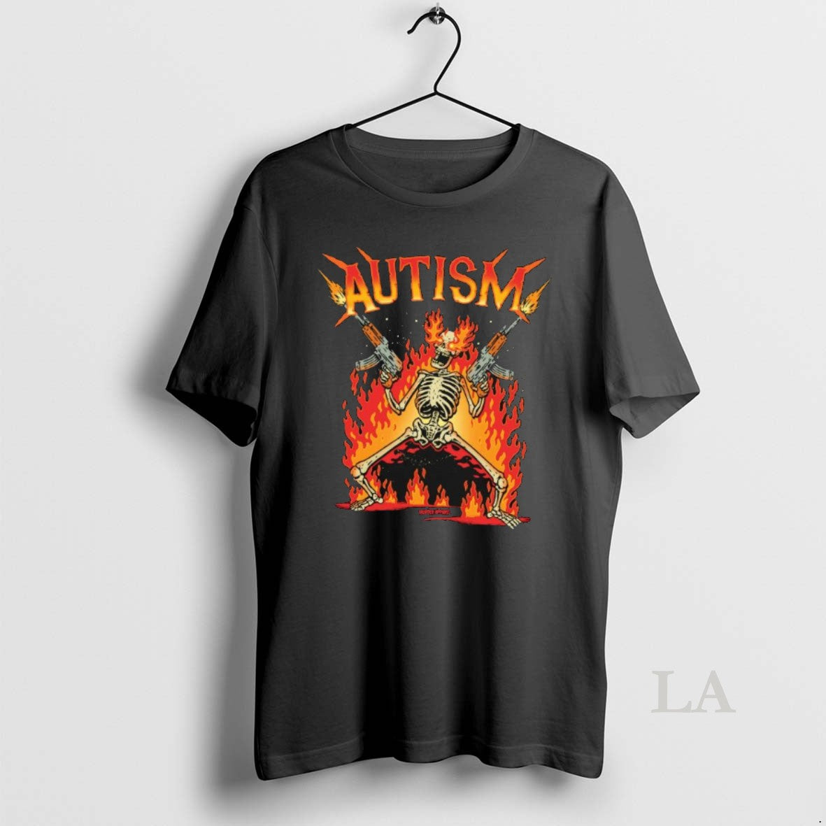 Original Autism Skeleton Guns Fire