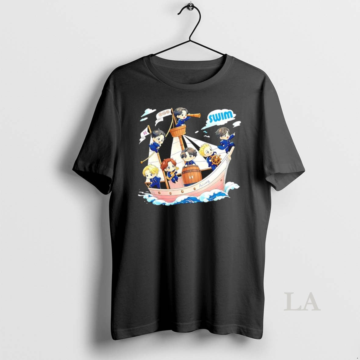 Original Bts Arirang World Tour Swim Cartoon