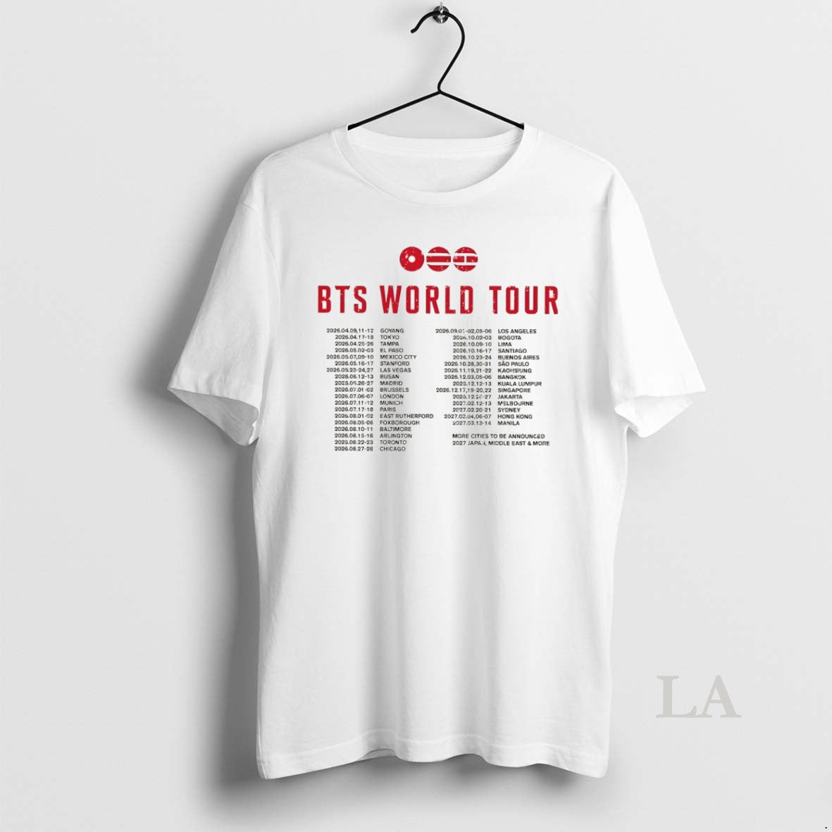 Original Bts World Tour 2026 Concert Bangtan Comeback Vintage