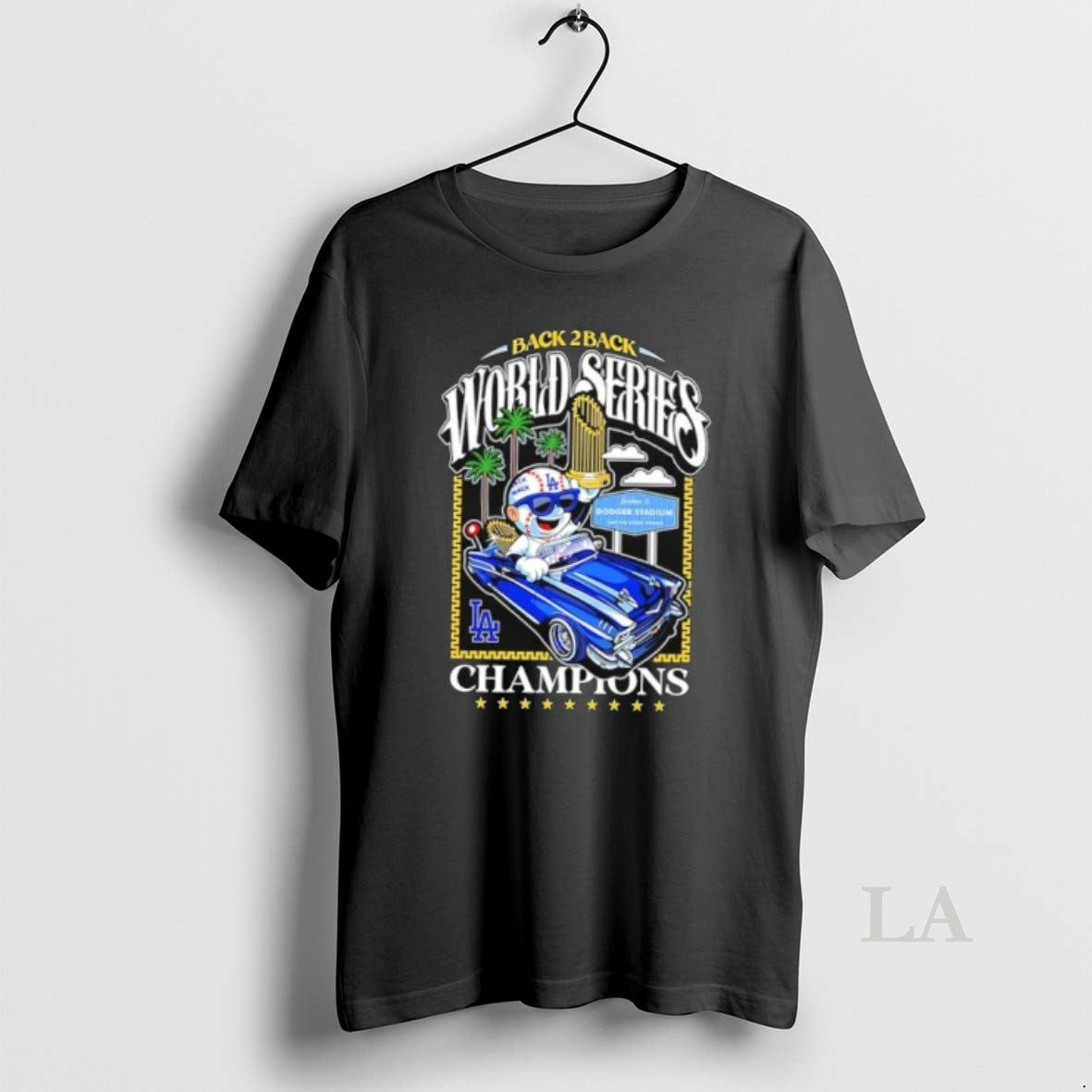 Original Back 2 Back World Series Champions Dodger Stadium