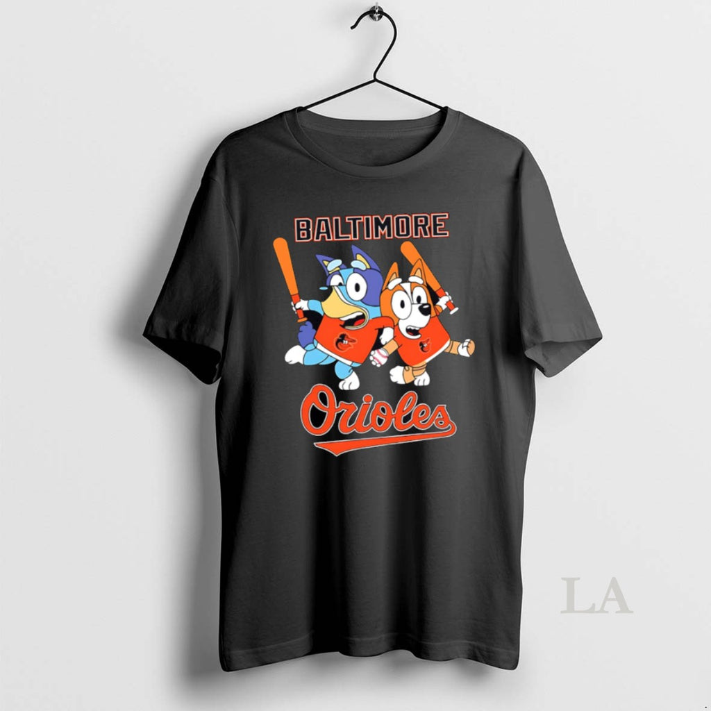 Original Bluey Baltimore Orioles Team Mlb Funny Cute