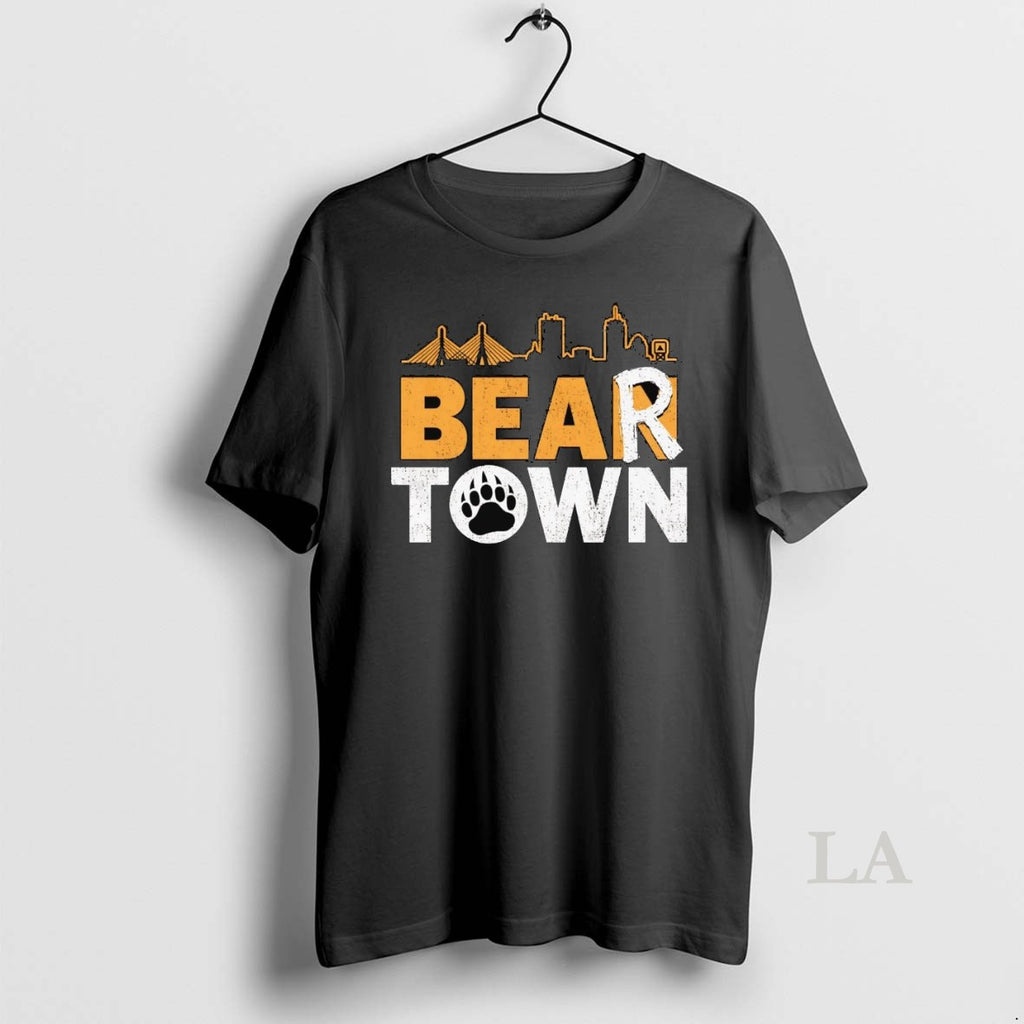 Original Boston Bruins Bear Town Skyline