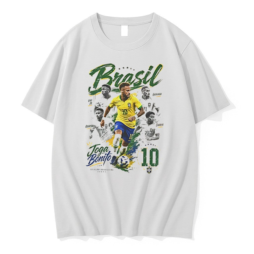 Original Brasil World Cup 2026 Neymar Jr And Teammates Graphic Tee Tshirts Jpg