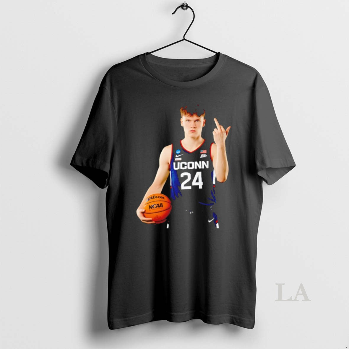 Original Braylon Mullins Uconn Huskies Middle Finger Graphic