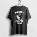 Original Bunny Rooster Making Eggs Easter Day