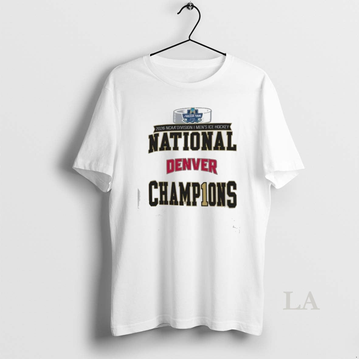 Original Champion White Denver Pioneers 2026 Ncaa Frozen Four Mens Ice Hockey National Champions