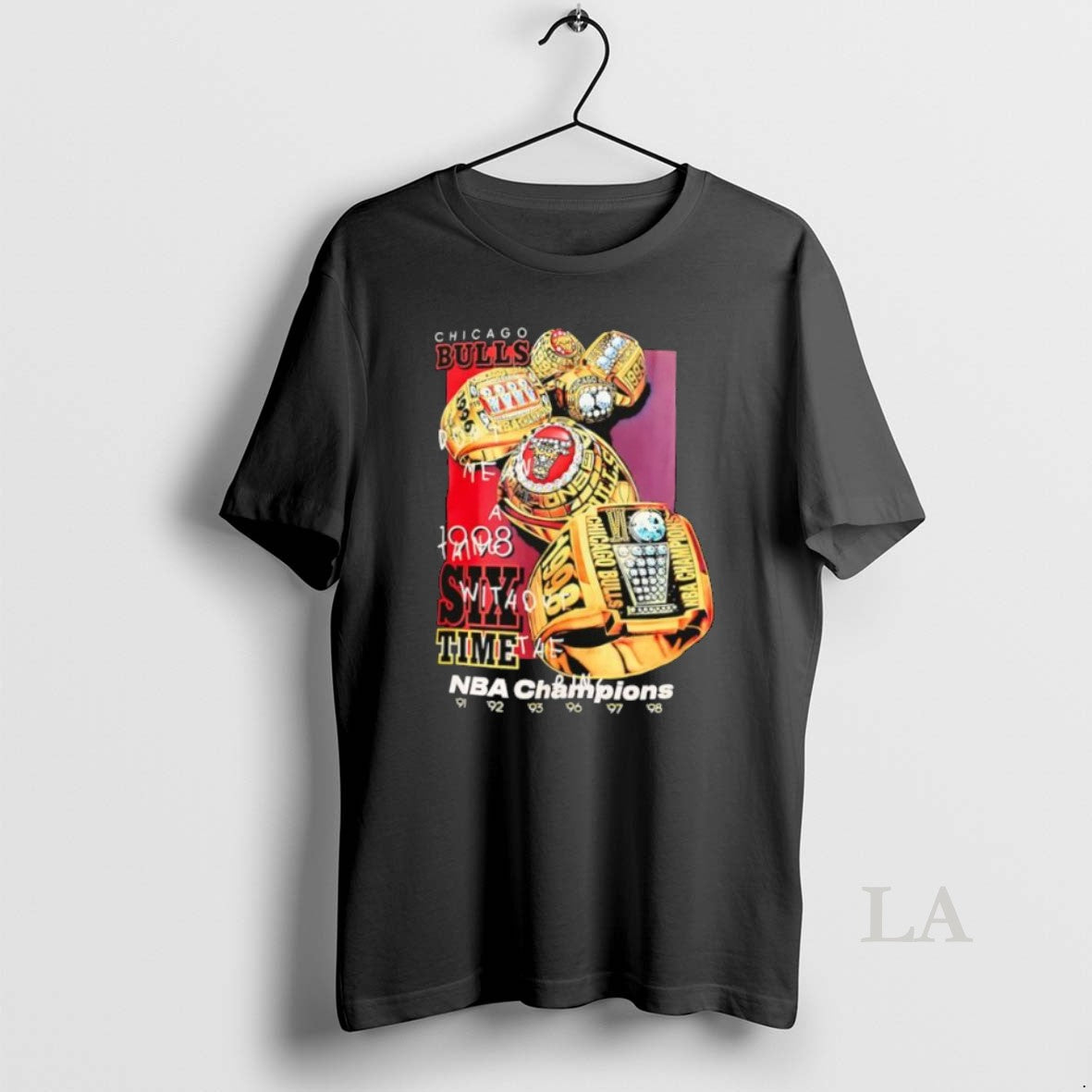 Original Chicago Bulls 1998 Six Time Nba Champions Six Rings