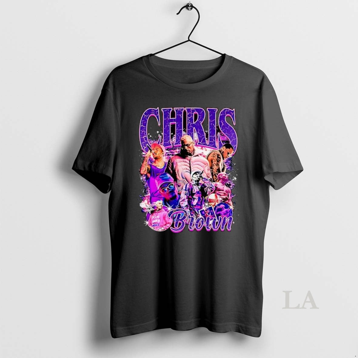 Original Chris Brown Hip Hop Artist Vintage Aesthetic Collage
