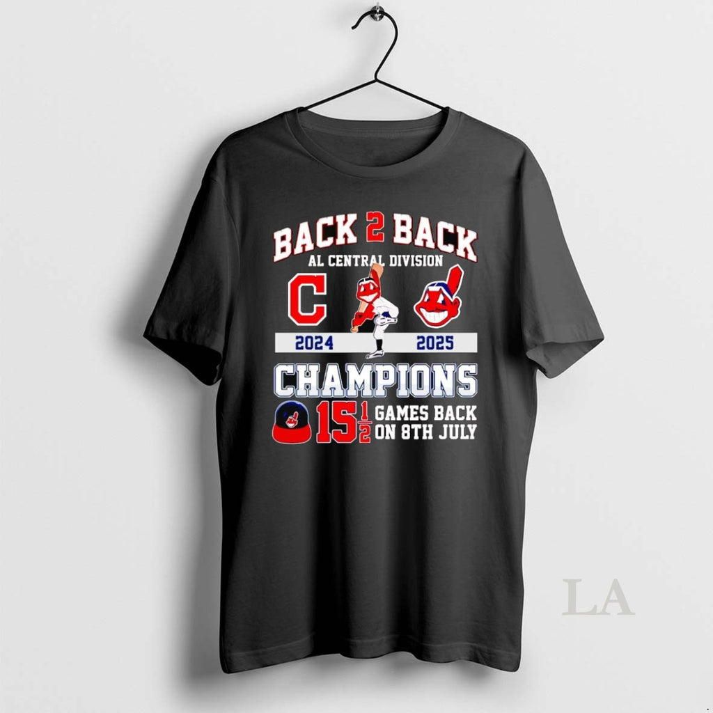 Original Cleveland Guardians Back 2 Back Al Central Division Champions