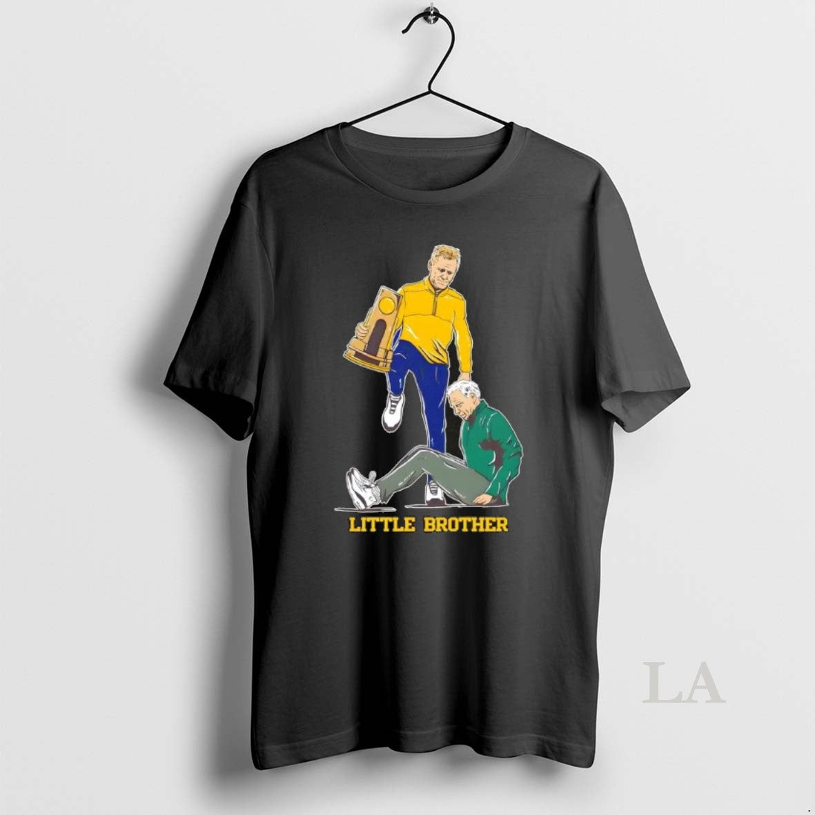 Original Coach Dusty May Michigan Wolverines Little Brother Step Over