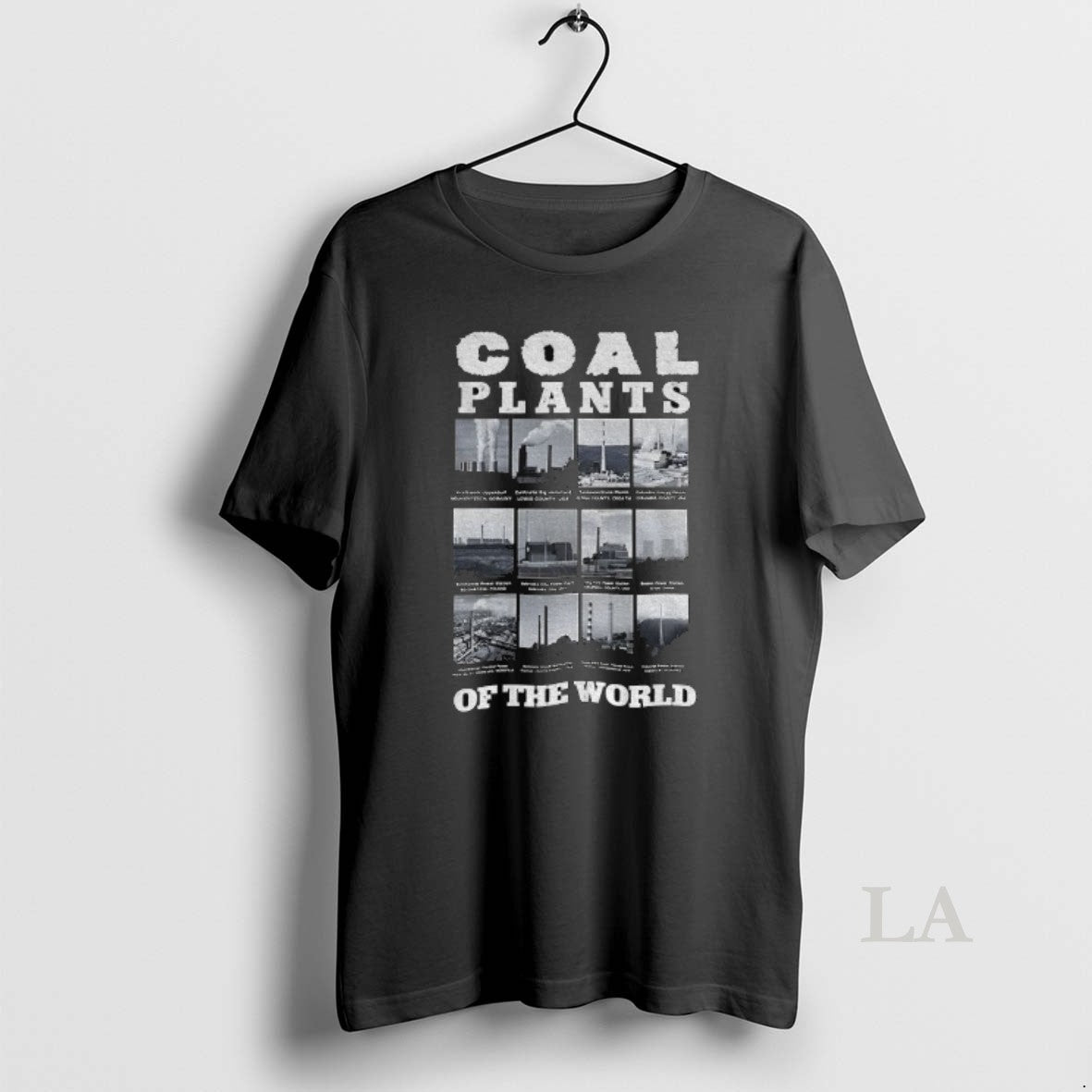 Original Coal Plants Of The World Graphic Vintage