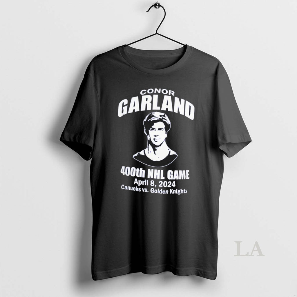 Original Conor Garland Vancouver Canucks Hockey 400th Nhl Game April 8 2024