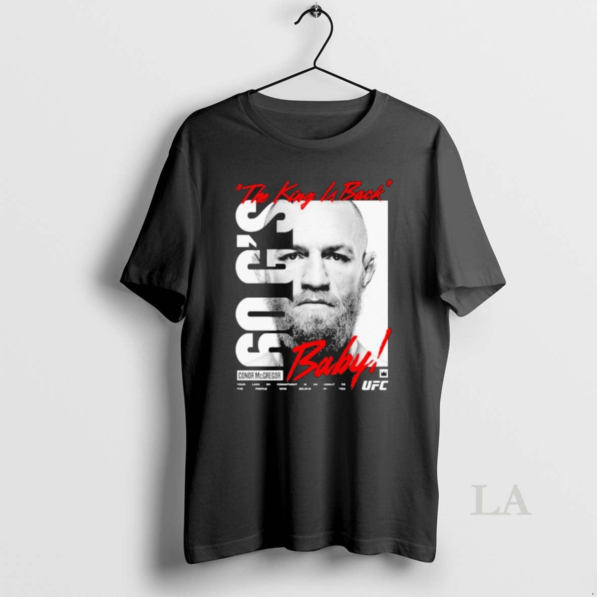 Original Conor Mcgregor Ufc King Billboard Baby The King Is Back