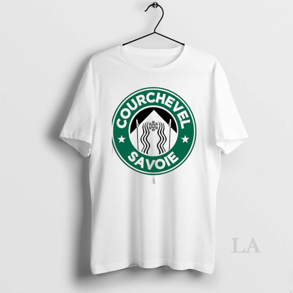 Original Courchevel Savoie X Starbucks Logo Parody