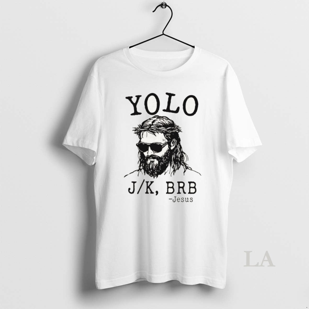 Original Cute Christian Yolo Brb Jesus Funny Jesus Christian Easter