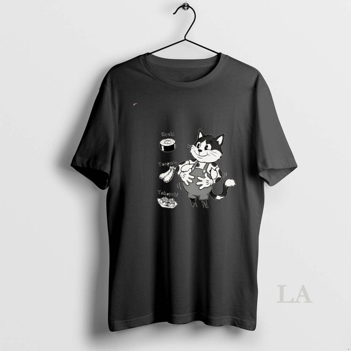 Original Cute Cat Thats Full Sushi Tempura Takoyaki Vintage