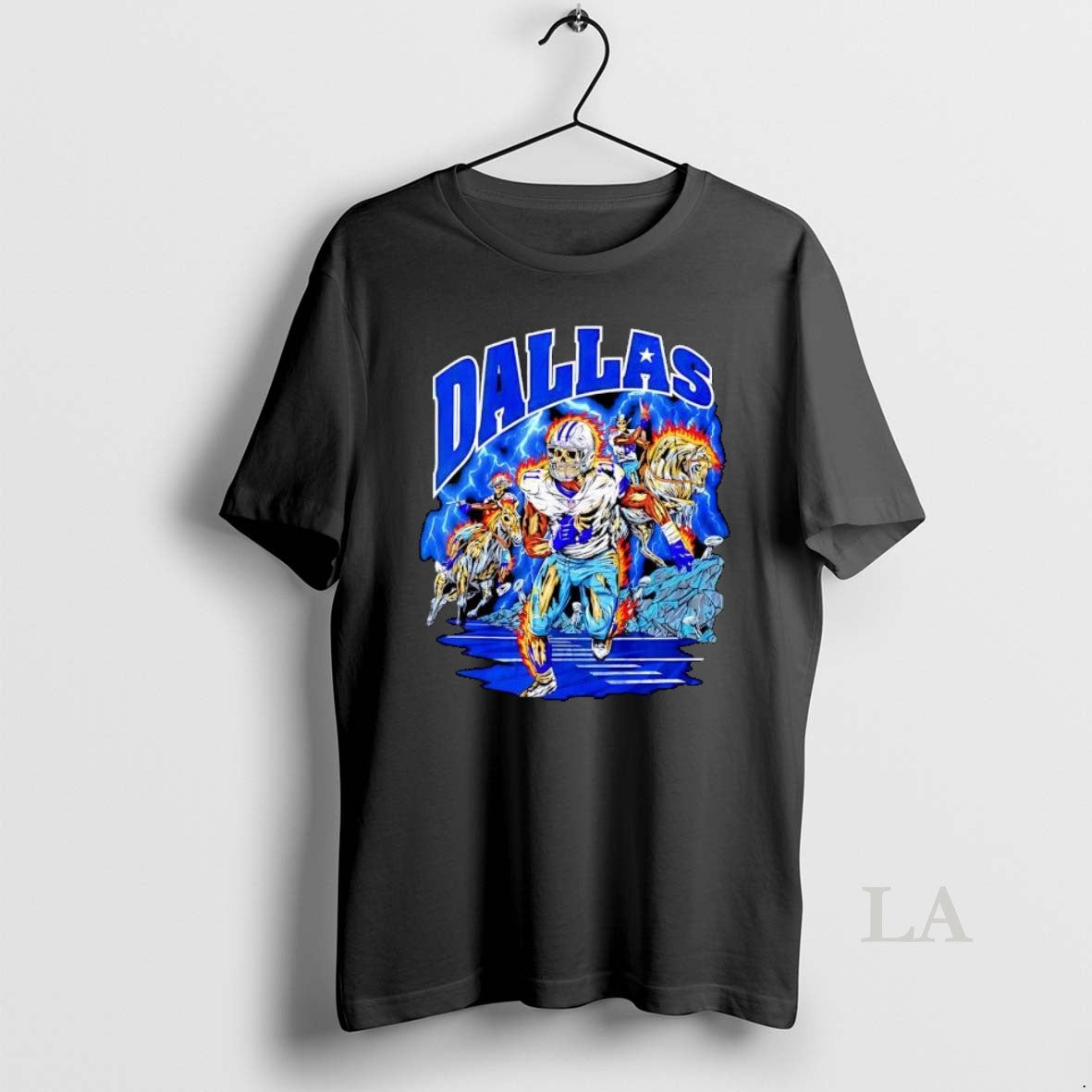 Original Dallas Cowboys Micah Parsons 11 Skeleton Lightning Horses