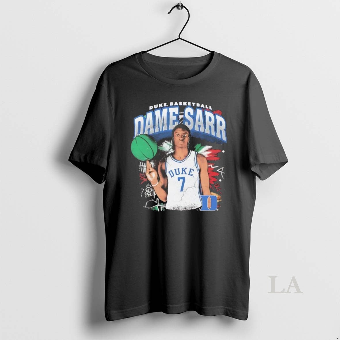 Original Dame Sarr Portrait Ball Duke Blue Devils Basketball