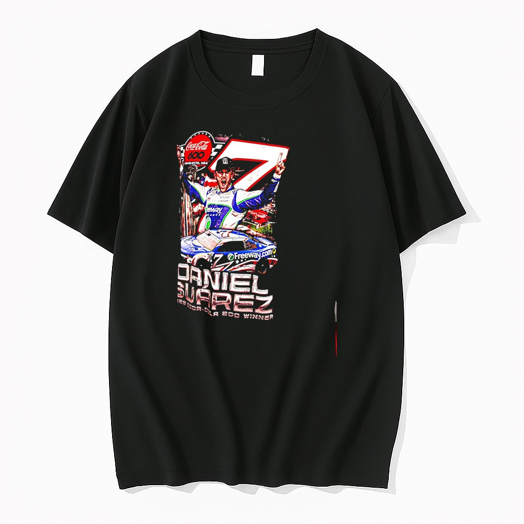 Original Daniel Suarez 2026 Coca Cola 600 Race Winner Graphic Tee Tshirts Jpg