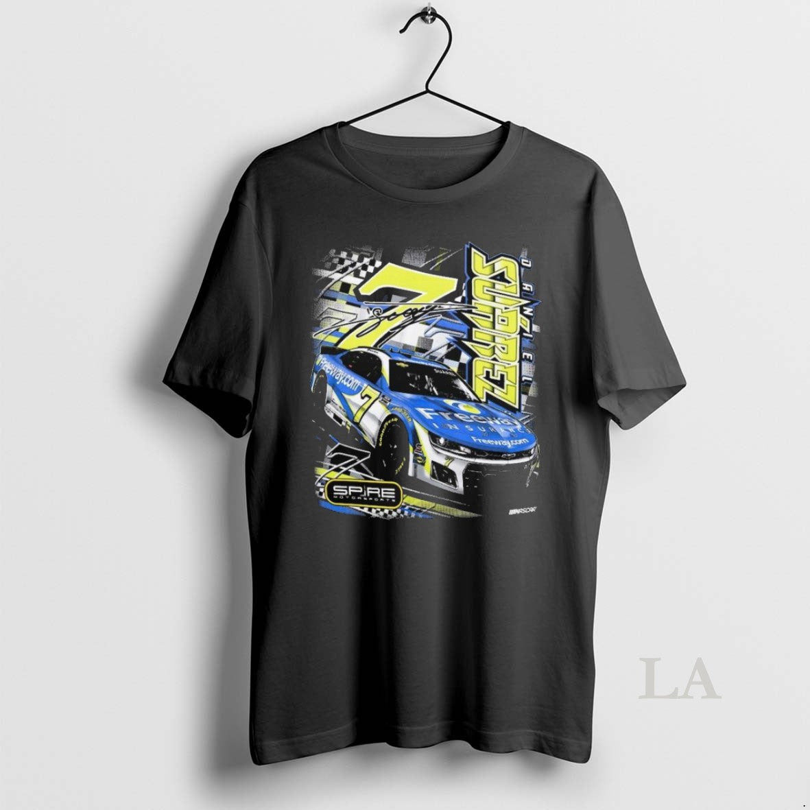 Original Daniel Suarez Spire Motorsports Charcoal 7 Freeway Insurance