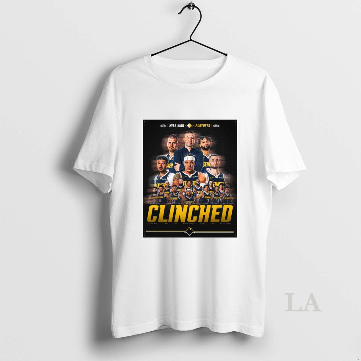 Original Denver Nuggets 2026 Mile High Playoffs Clinched 2026