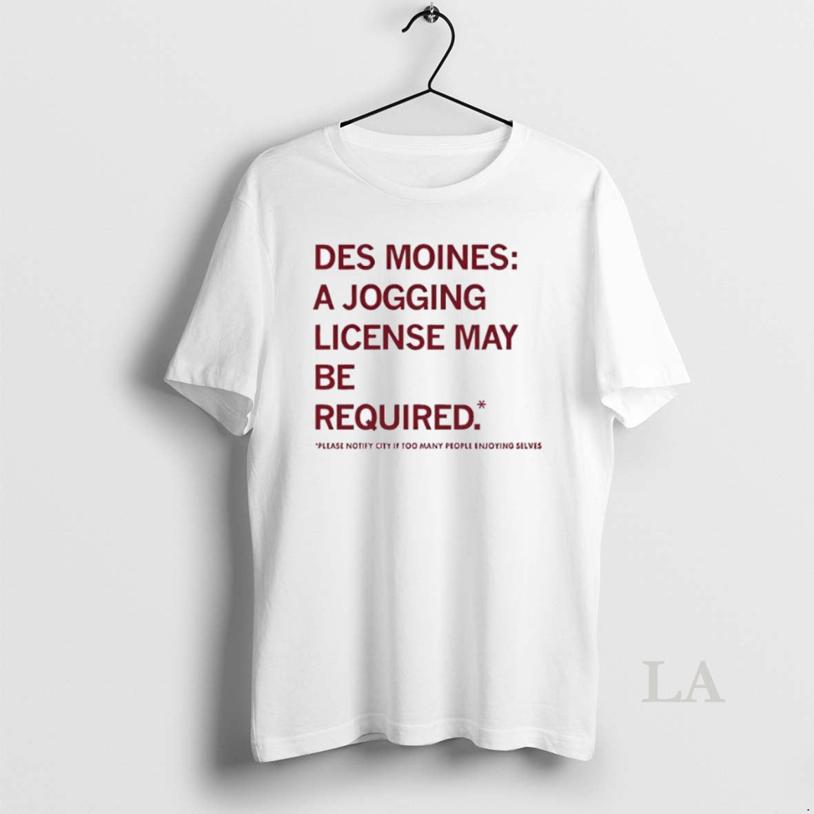 Original Des Moines Jogging License May Be Required