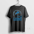 Original Detroit Lions Big Helmet Long Sleve
