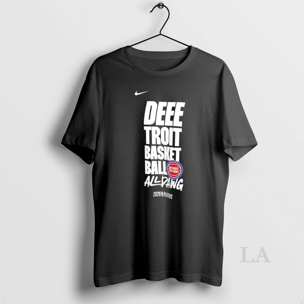 Original Detroit Pistons Basketball Deeetroit Basketball All Dawg 2026 Playoffs