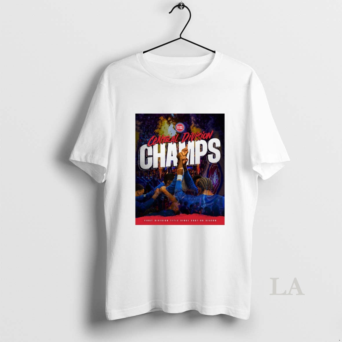 Original Detroit Pistons Central Division Champs First Division Title Since 2007 08 Season