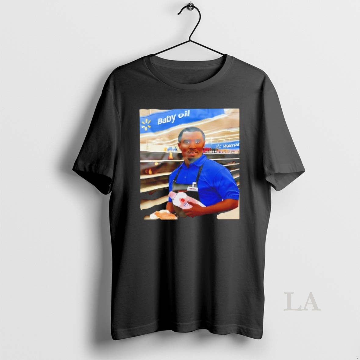 Original Diddy Baby Oil Walmart Parody Logo