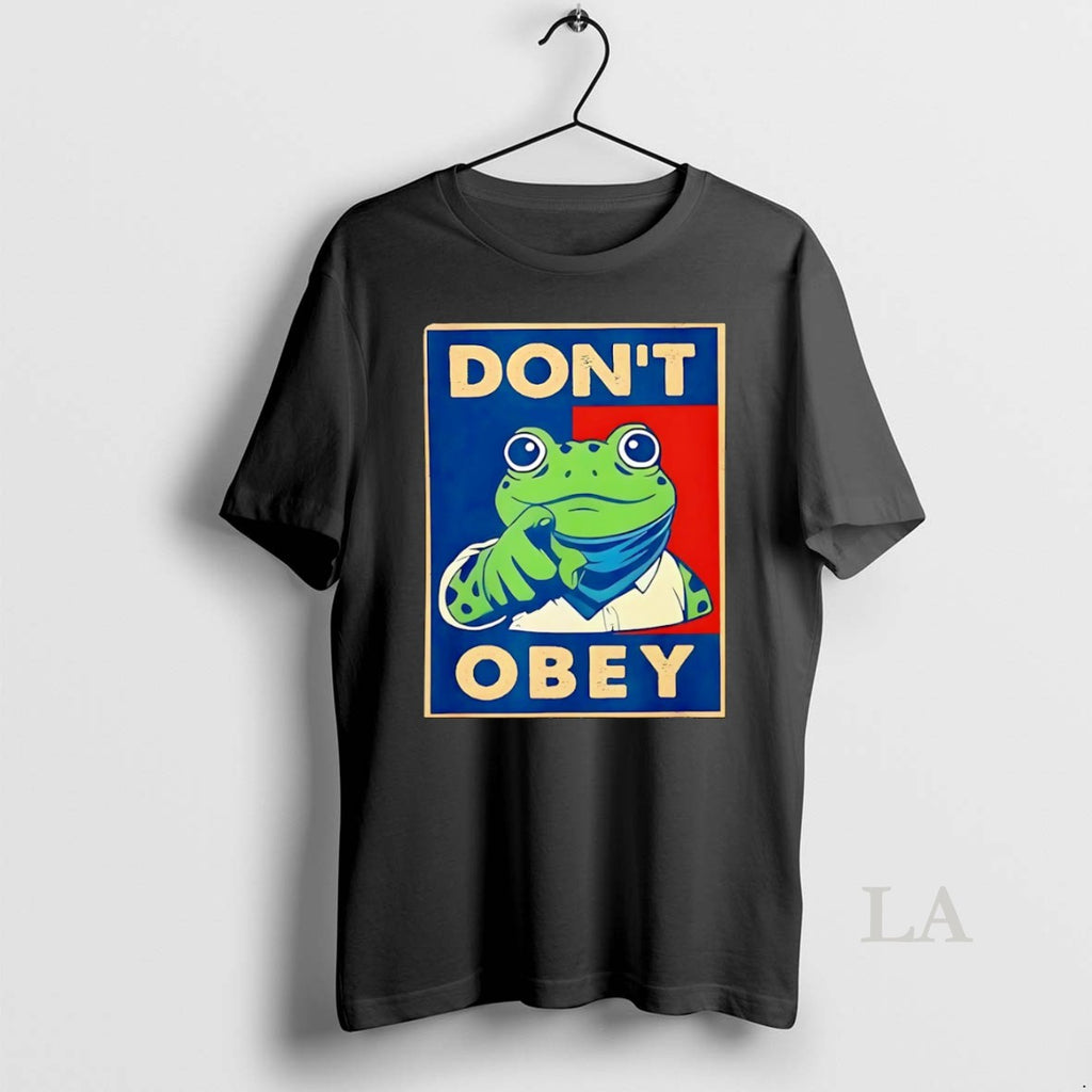 Original Dont Obey Frog Portland Frog Protest
