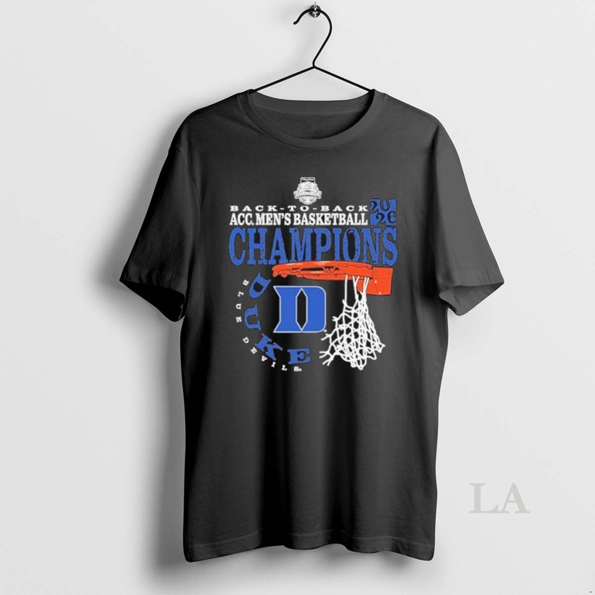 Original Duke Blue Devils 2026 Acc Mens Basketball Tournament Champions Back To Back