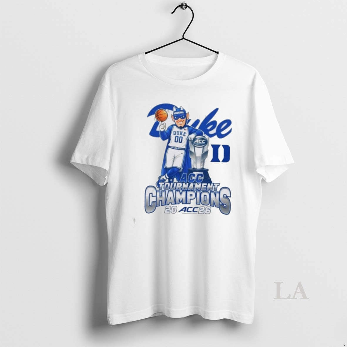 Original Duke Blue Devils 2026 Acc Tournament Champions Mascot