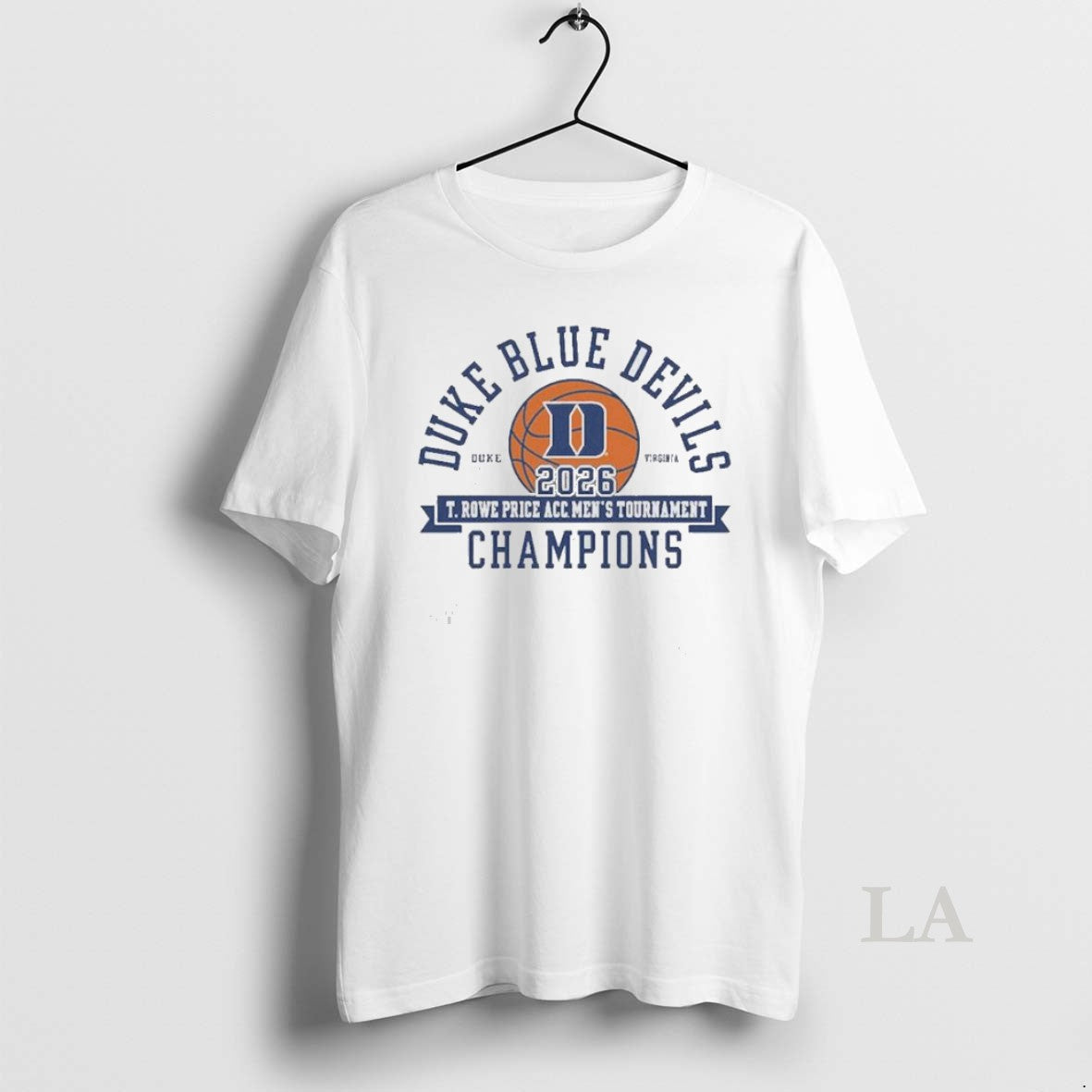 Original Duke Blue Devils T Rowe Price Acc Mens Basketball Tournament Champions Score 2026
