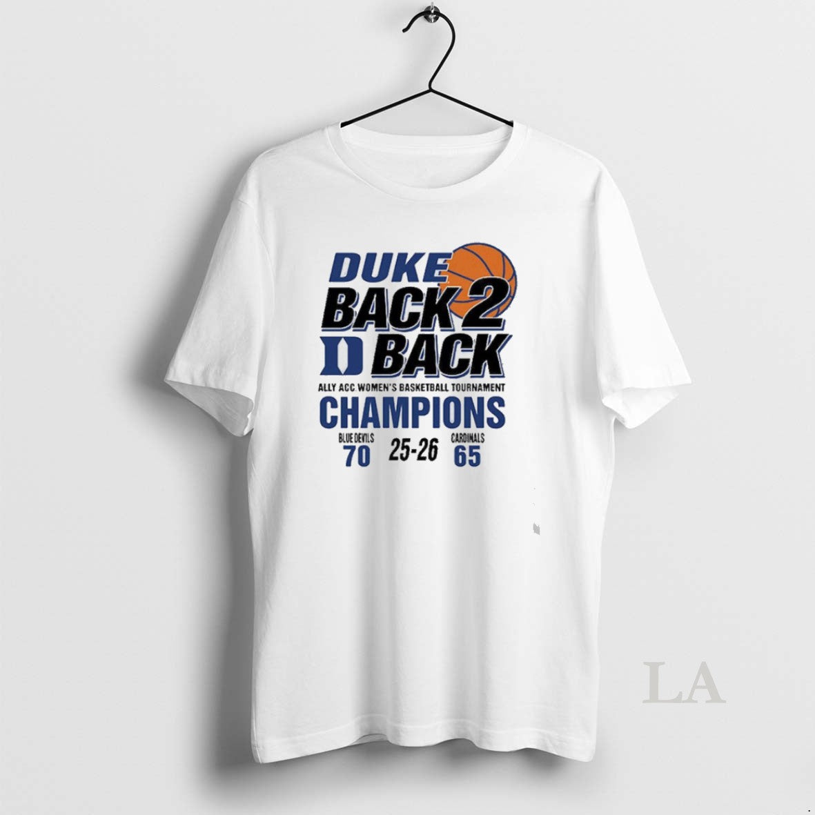 Original Duke Womens Basketball Acc 2026 Championship Score 70 65 Back To Back