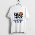 Original Duke Womens Basketball Back 2 Back Acc Champions