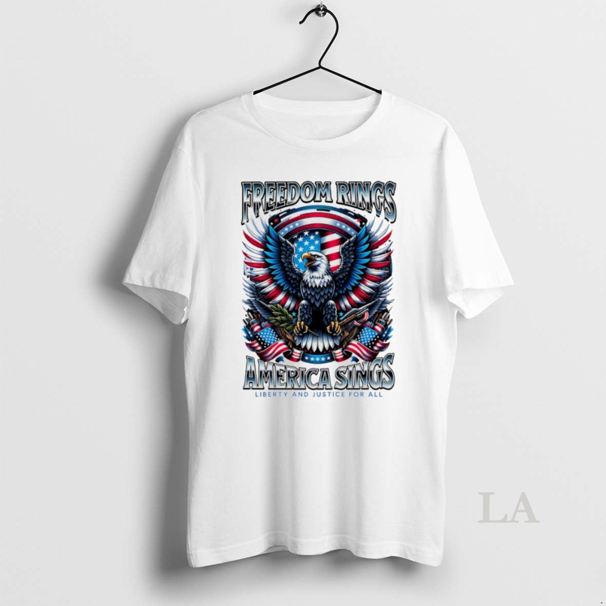 Original Eagles Freedom Rings America Sings Liberty And Justice For All
