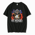 Original Eran Ashe Holding Championship Belt The Fucking World Is Mine Graphic Tee Tshirts