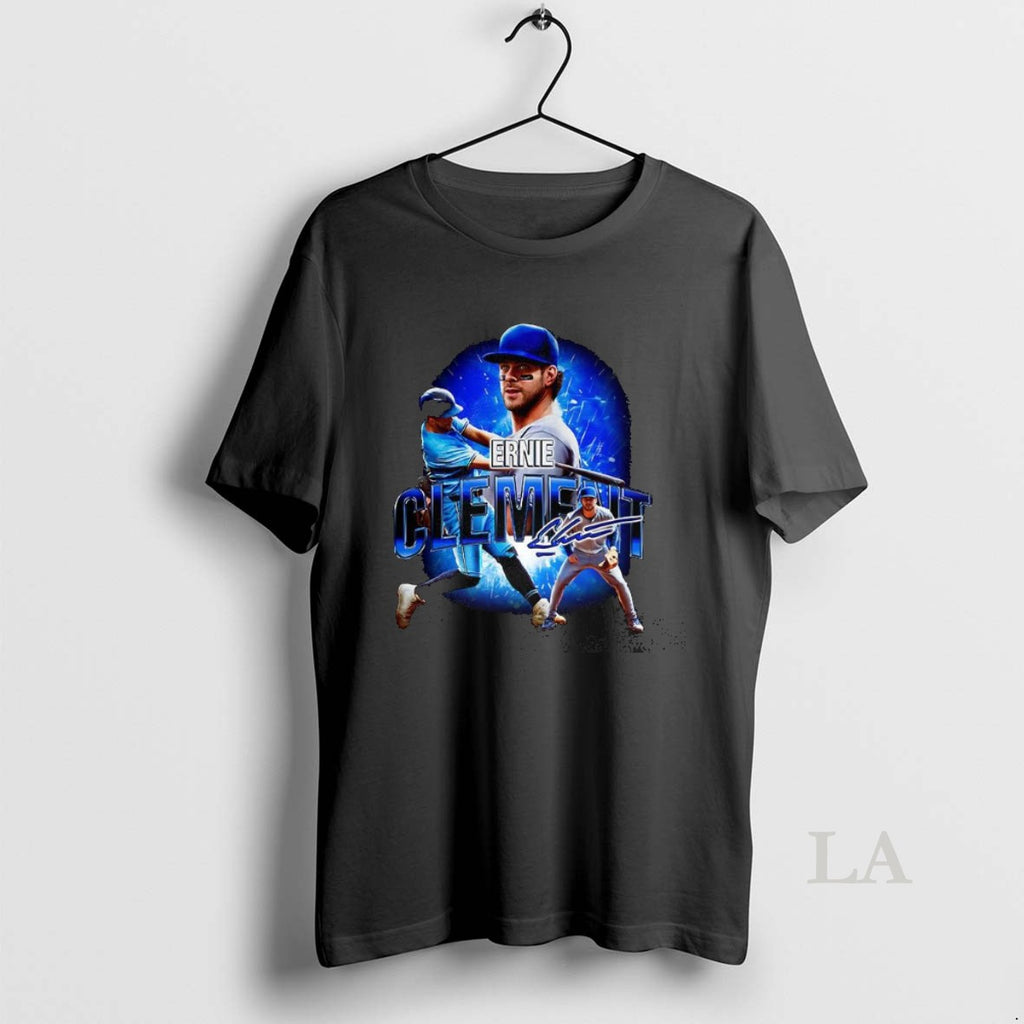 Original Ernie Clement Toronto Blue Jays World Series Signature
